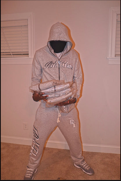All Over Rhinestone RiskTaker 1of1 Sweatsuit