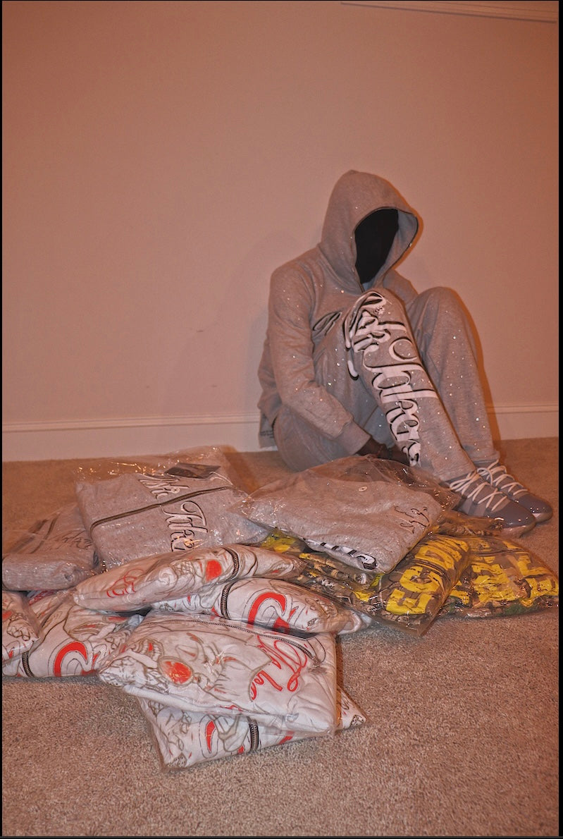 All Over Rhinestone RiskTaker 1of1 Sweatsuit