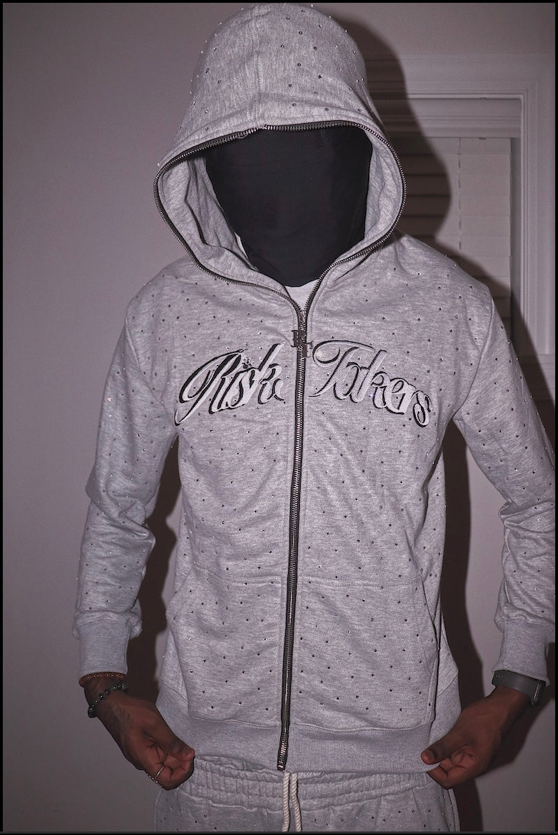 All Over Rhinestone RiskTaker 1of1 Sweatsuit
